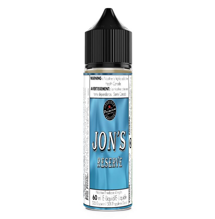 JON'S RESERVE (ON, QC, AB, MB, NB, PEI, YT,  NT, NWT Excise)