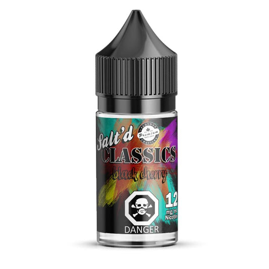 SALT'D: BLACK CHERRY SALT NIC VAPE JUICE FLAVOUR CRAFTERS INC.