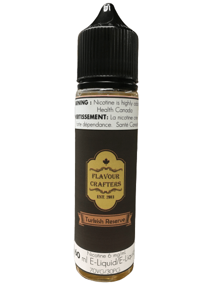 Turkish Reserve TOBACCO VAPE JUICE Flavour Crafters Inc. 