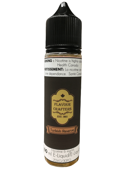 Turkish Reserve TOBACCO VAPE JUICE Flavour Crafters Inc.