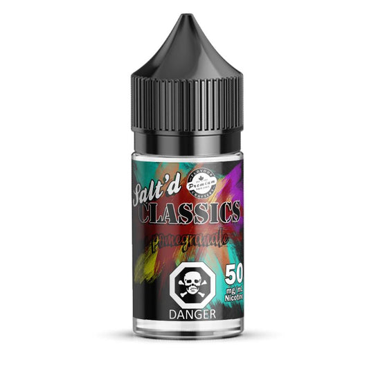 SALT'D: POMEGRANATE SALT NIC VAPE JUICE FLAVOUR CRAFTERS INC.