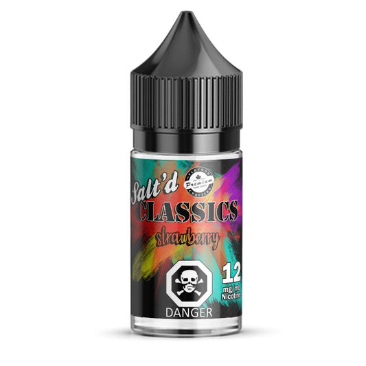 SALT'D: STRAWBERRY SALT NIC VAPE JUICE FLAVOUR CRAFTERS INC.