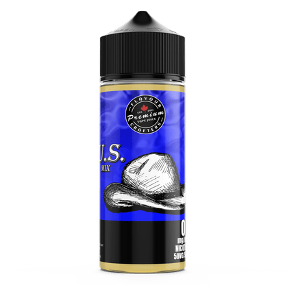 US MIX TOBACCO VAPE JUICE FLAVOUR CRAFTERS INC. 120mL 0mg 