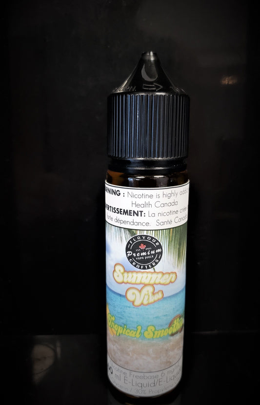 60mL TROPICAL SMOOTHIE SUMMERVIBE VAPE JUICE FLAVOUR CRAFTERS INC. 